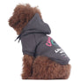 Life is Better with Dog hoodie . For Dogs . Charcoal