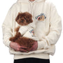 Life is Better with Dog hoodie . For Dogs . Cream