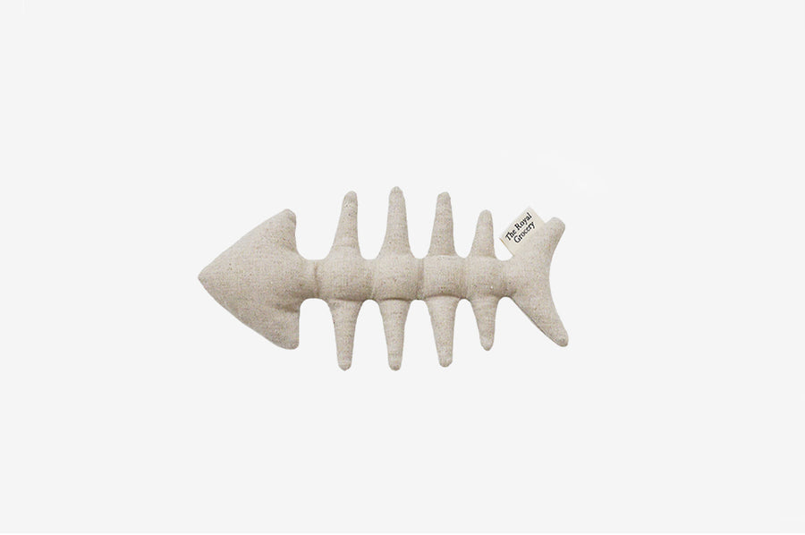 Fish and Chews . Random Color & Fish Bone Catnip Toy Bundle Set