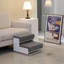SQUARE BLOCK STEP . GRAY