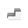 SQUARE BLOCK STEP . GRAY