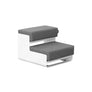 SQUARE BLOCK STEP . GRAY