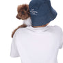 Petssogood Dog Walker Club unisex bucket hat. Made with classic denim cotton and embroidered lettering, perfect for daily walks or everyday wear.