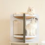 Tiramisu double-layer cat scratcher board with cozy resting space – Petssogood