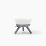 Oreo Elevated Pet Feeder Table . Gray. Short