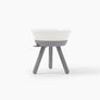 Oreo Elevated Pet Feeder Table . Gray . Tall