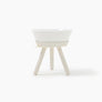 Oreo Elevated Pet Feeder Table. White . Tall