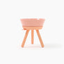 Oreo Elevated Pet Feeder Table . Pink . Tall