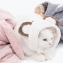 Animal hood towel . cat