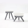 SAMPLE Oreo Table . Gray. Short