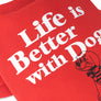 With dog Sweatshirts . For Dogs . Red