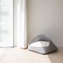 Marron felt pet bed with microfiber cotton cushion and sculptural modern-classic design – Petssogood