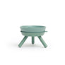Ceramic standing elevated pet bowl simple modern colorful for small dogs _ Pets So Good