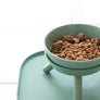 Ceramic standing elevated pet bowl simple modern colorful for small dogs _ Pets So Good