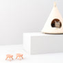 OREO ELEVATED PET FEEDER TABLE . PINK . SHORT