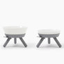 SAMPLE Oreo Table . Gray. Short