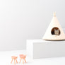 Oreo Elevated Pet Feeder Table . Pink . Tall