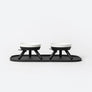 Premium modern stylish pet elevated feeder, made with durable porcelain and steel stand for small dogs and cat – Petssogood