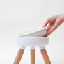 Oreo Elevated Pet Table Wood . Beech . Tall