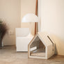 Porvoo dog house with birch plywood and steel frame, breathable cushion for all seasons – Petssogood