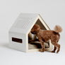 Porvoo dog house with birch plywood and steel frame, breathable cushion for all seasons – Petssogood