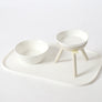Oreo ceramic pet bowl designed to pair with the Oreo Table feeder, made with durable porcelain – Petssogood