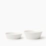 Oreo Elevated Pet Feeder Table . White . Short