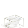 Moonlight Glass Table. Gray. Short