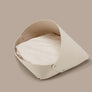 Marron felt pet bed with microfiber cotton cushion and sculptural modern-classic design – Petssogood