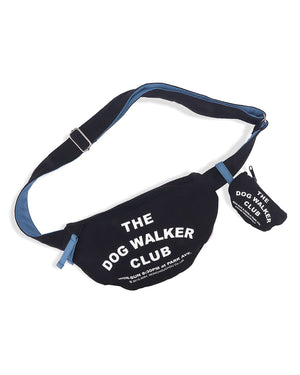 Dog Walker Club Crossbody Bag . Black