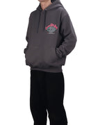 Country Dog Hoodie . For Human . Charcoal