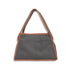 The canvas dog & cat carrier bag . Charcoal