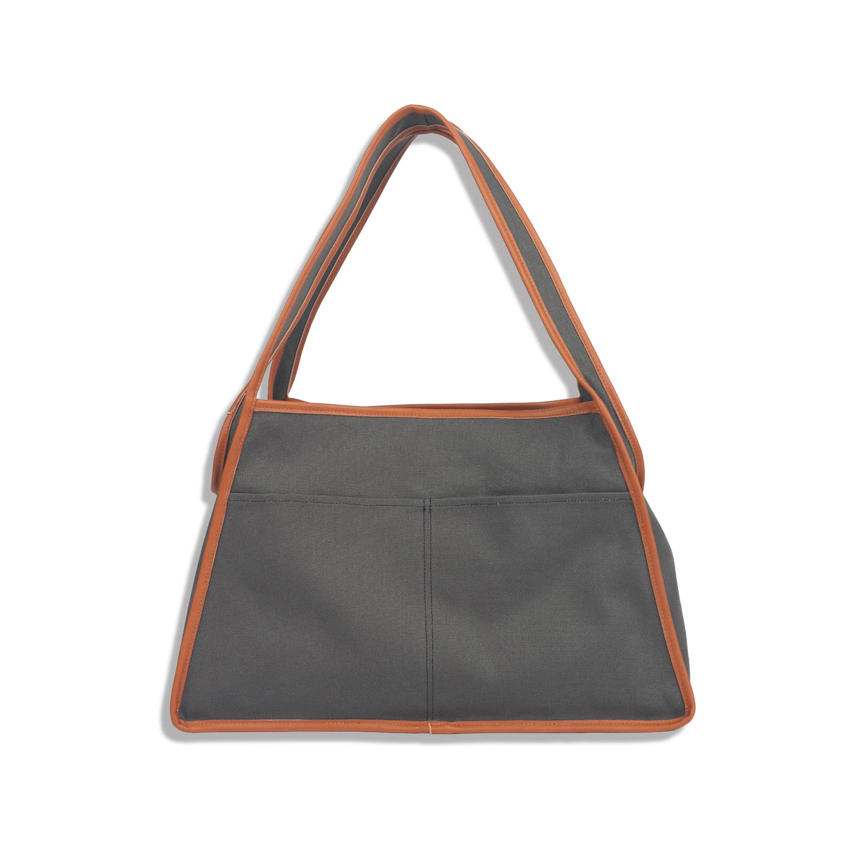 The canvas dog & cat carrier bag . Charcoal