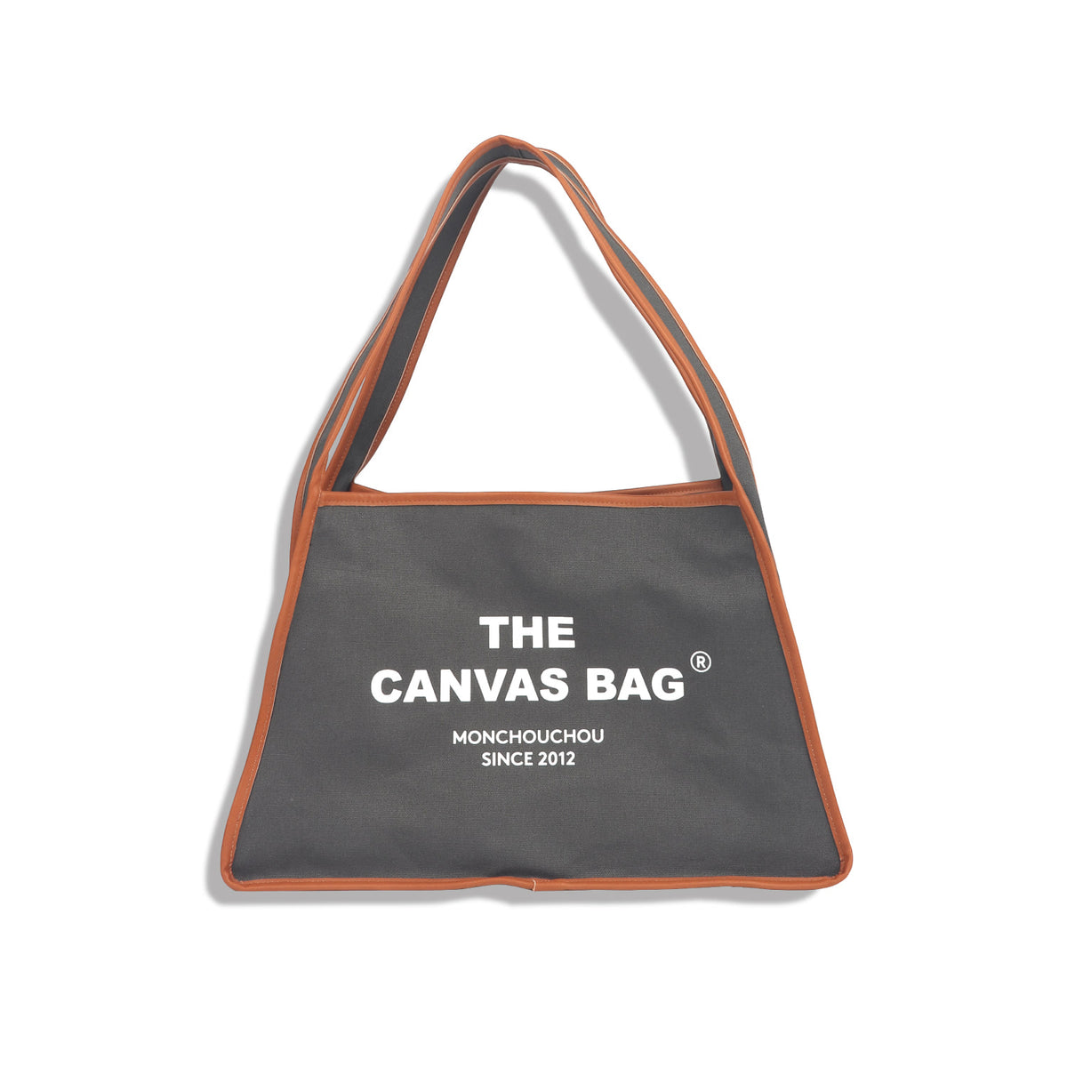 The canvas dog & cat carrier bag . Charcoal