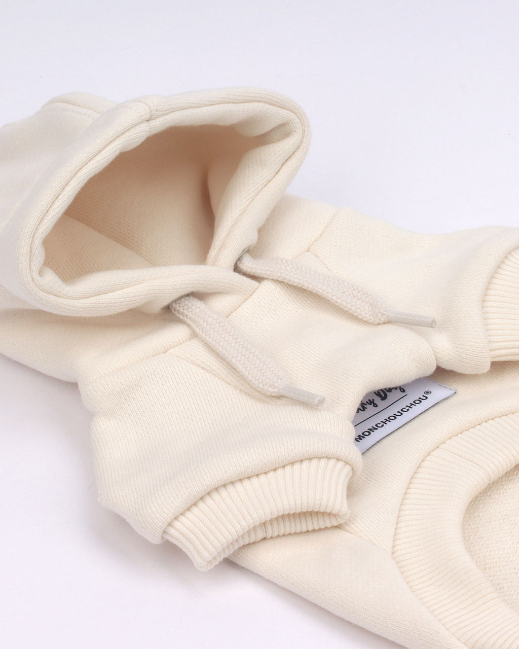 Country Dog hoodie . For Dogs . Cream