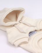 Country Dog hoodie . For Dogs . Cream