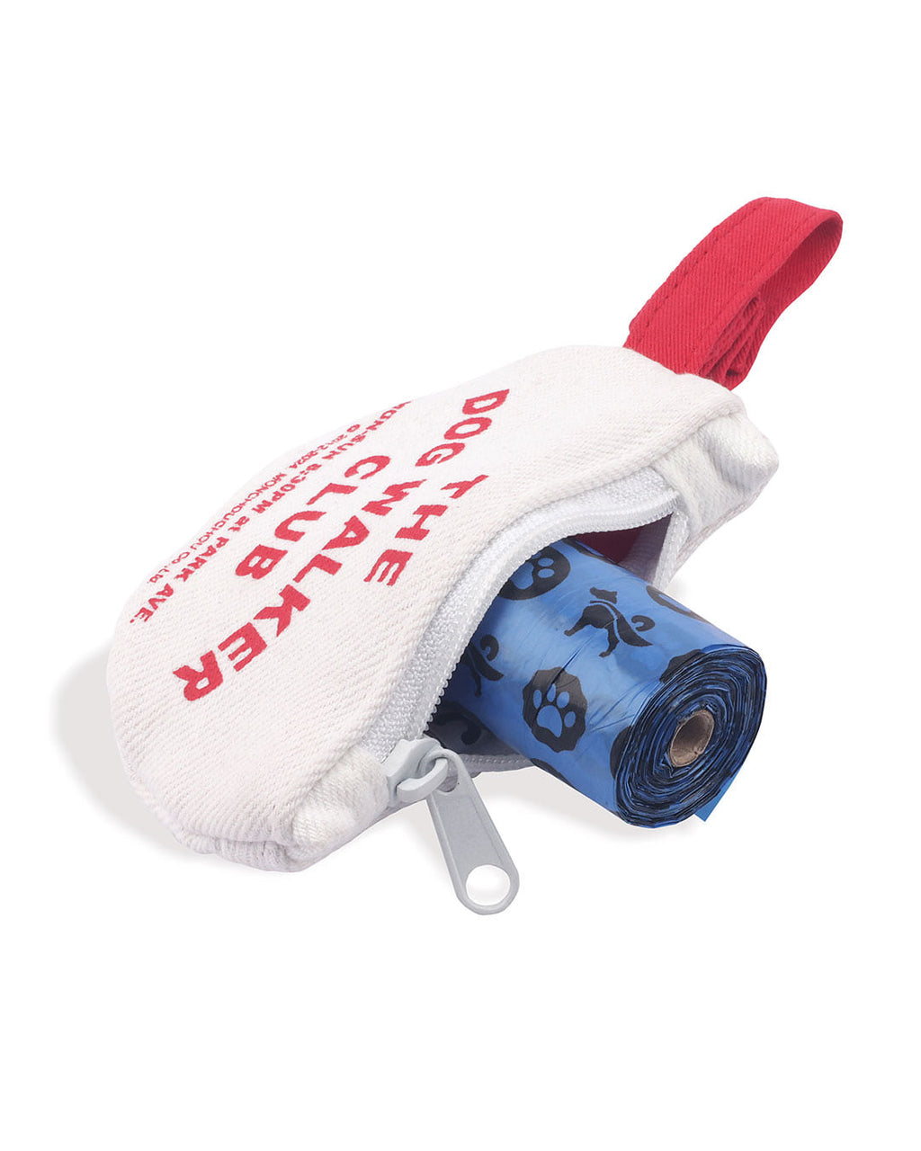 Dog Walker Club Poop Bag . White