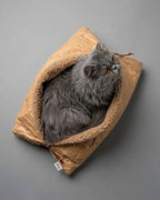 Baguette cat cushion