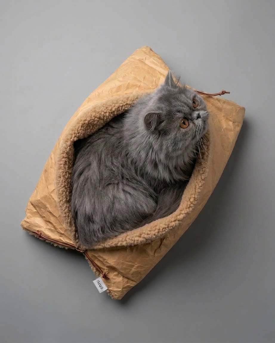 Baguette cat cushion