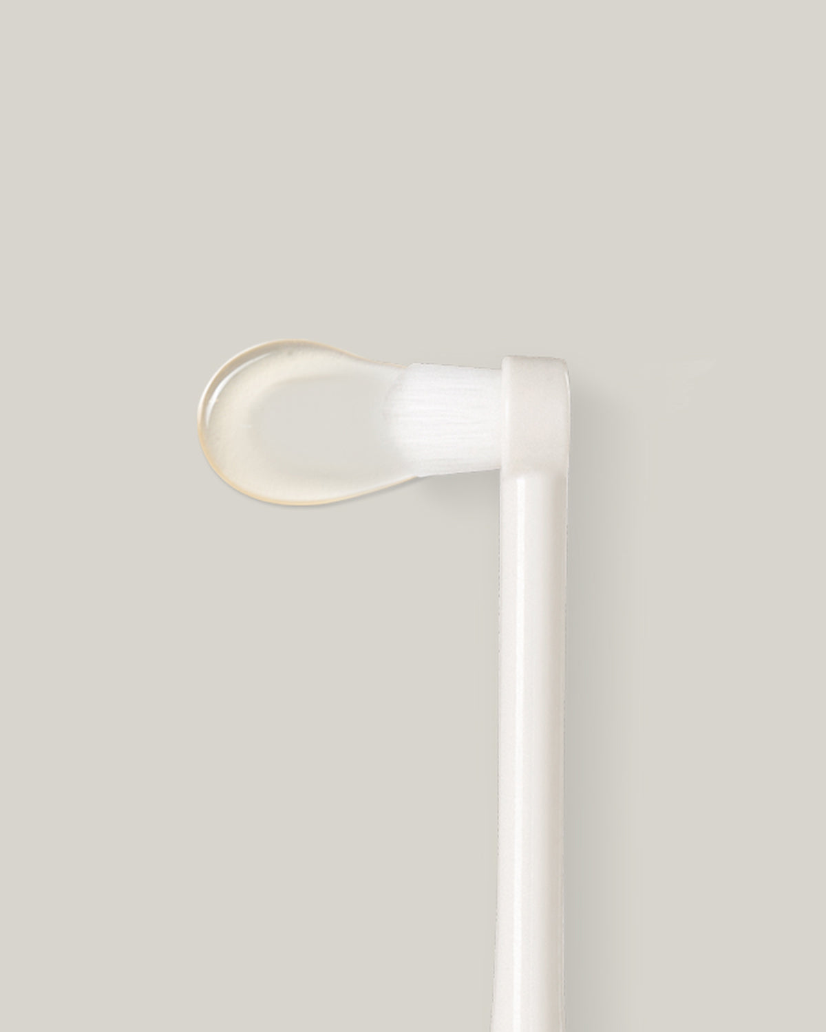 Pet having its teeth brushed with the Smile Dental Brush and apple-scented gel