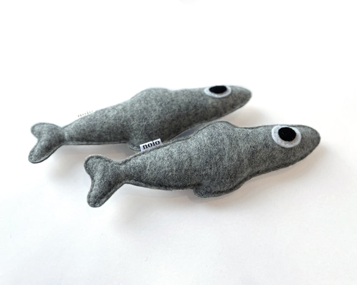 Anchovy Wool Catnip Cat Toy
