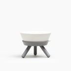 Oreo Elevated Pet Feeder Table . Gray