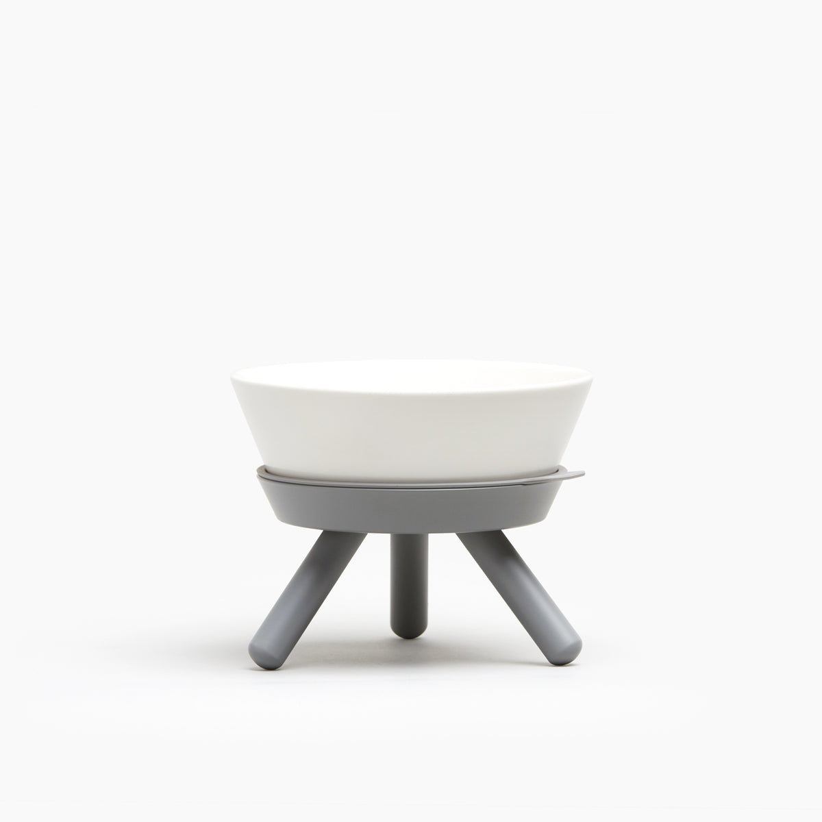 Oreo Elevated Pet Feeder Table . Gray