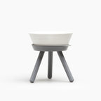 Oreo Elevated Pet Feeder Table . Gray