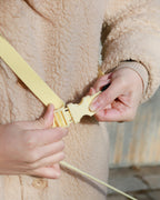 Macaron Hands Free Leash . Aqua