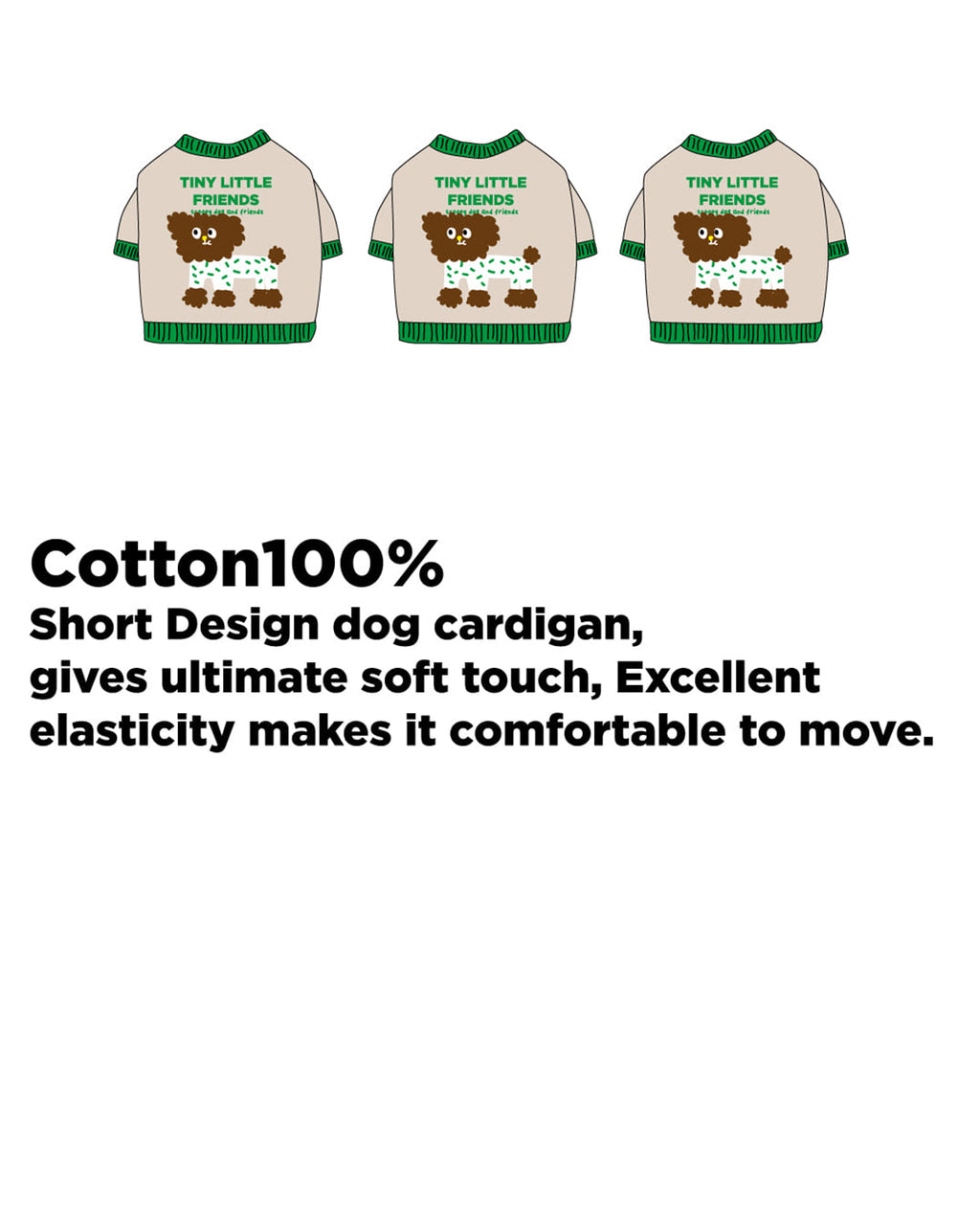 Tiny Little Friends Cotton Cardigan