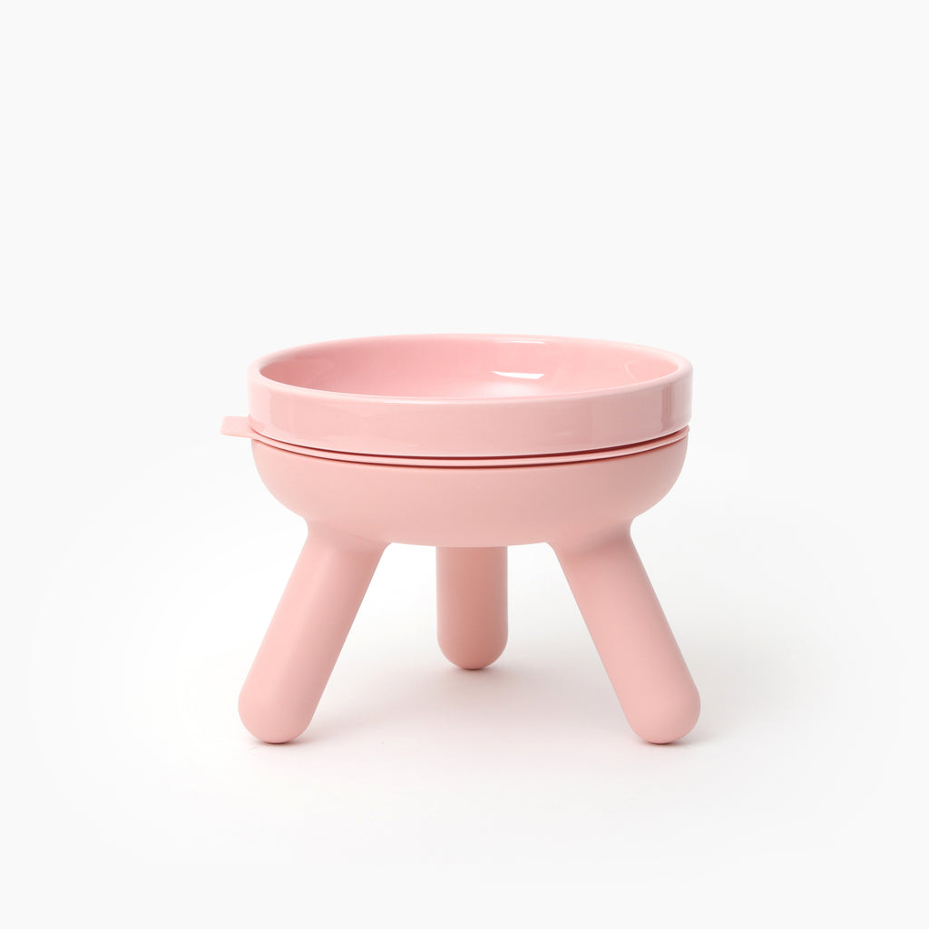 Easy Oreo Double Dining Set in Baby Pink feeder table clean image