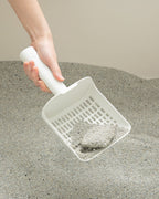 Poo Poo Cat Litter Scoop . White