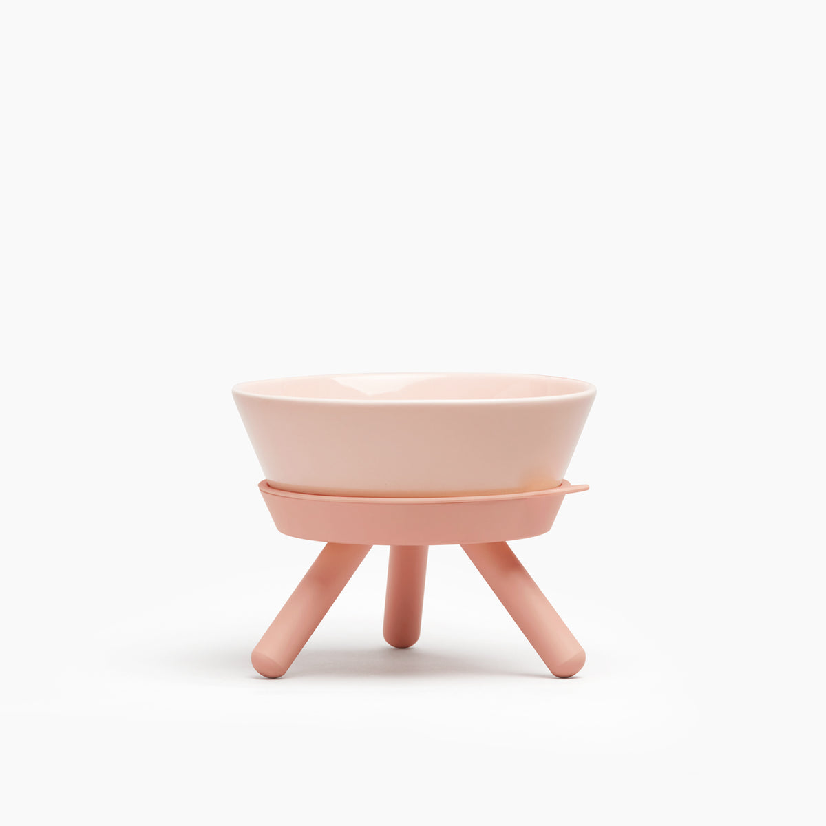 Oreo Elevated Pet Feeder Table . Pink
