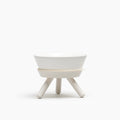 Oreo Elevated Pet Feeder Table . Cream